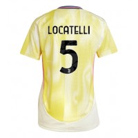 Billiga Juventus Manuel Locatelli #5 Borta fotbollskläder Dam 2024-25 Kortärmad